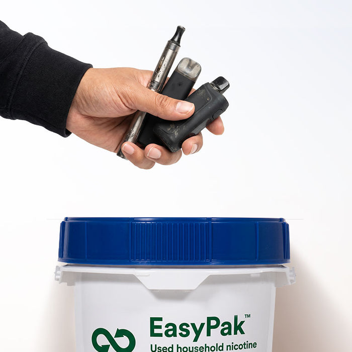 EasyPak™ Used Household Nicotine Vape Bucket - 1.25 gal