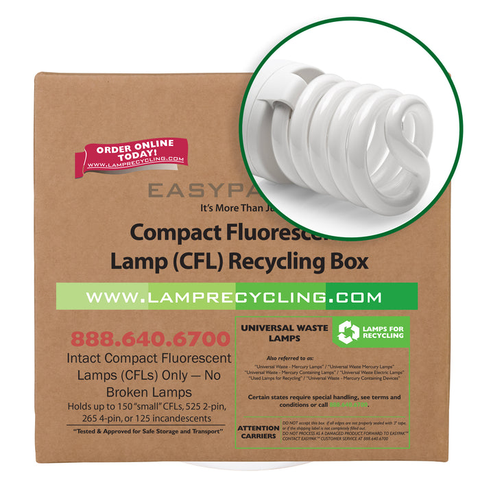 EasyPak™ CFL Recycling Box