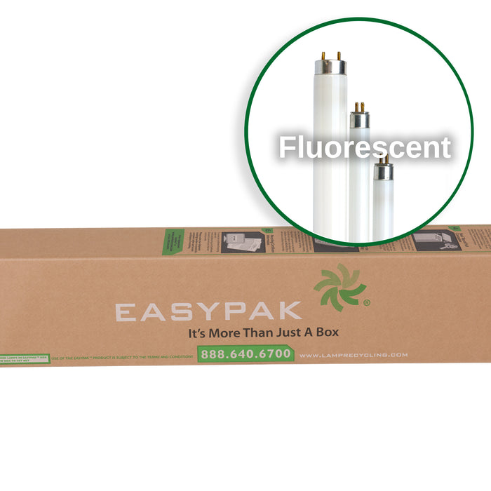 EasyPak™ 8’ VaporShield® Plastic Coated or Shielded Lamp Recycling Box