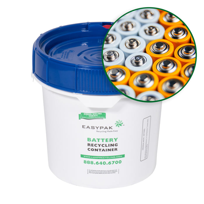 EasyPak™ Alkaline Battery Recycling Container