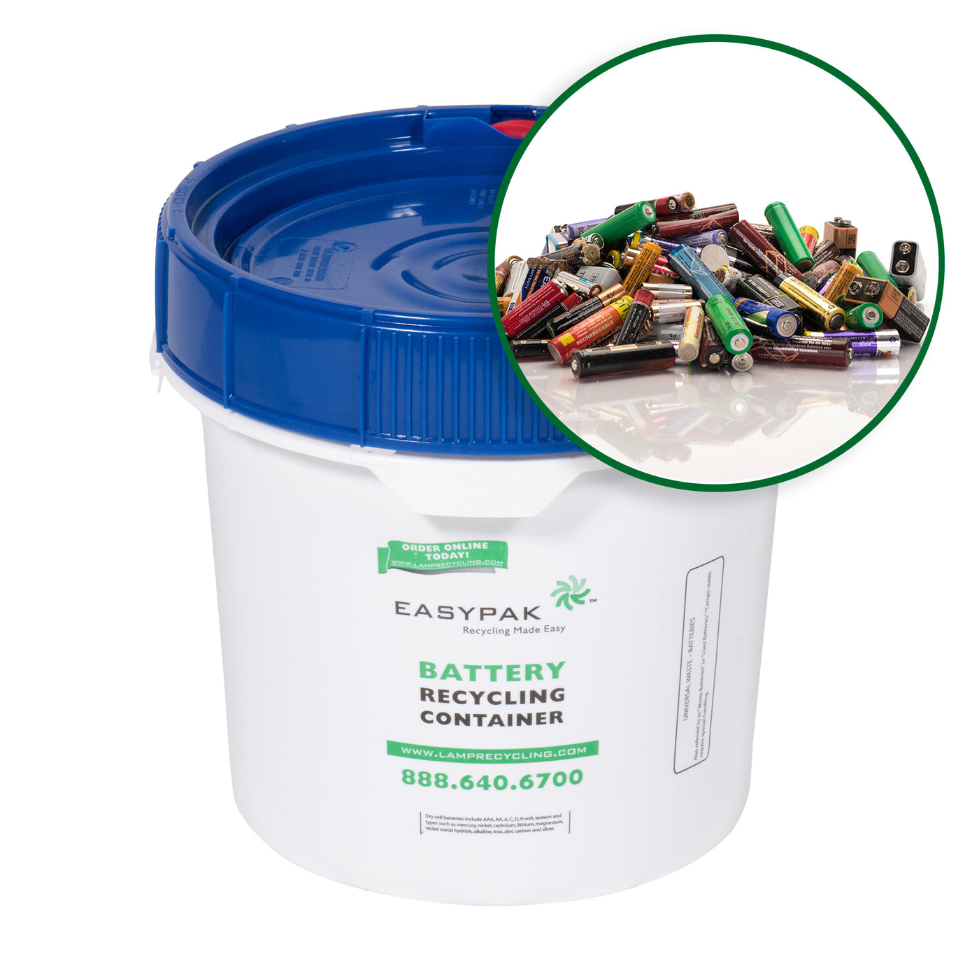EasyPak™ Battery Recycling Container — TerraCycle Regulated Waste